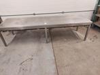 RVS laag Werktafel onderstel voor wok gasfornuis frituur gri, Doe-het-zelf en Verbouw, Werkbanken, Ophalen of Verzenden, Gebruikt