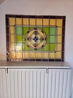 Glas in lood ramen 2x, Doe-het-zelf en Verbouw, Glas en Ramen, Ophalen, 80 tot 120 cm, Zo goed als nieuw, Glasplaat