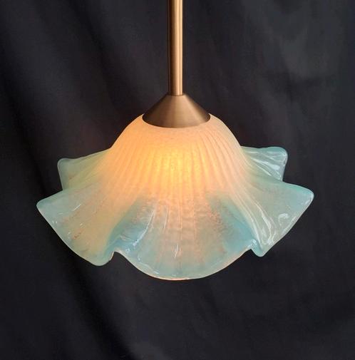 Vintage Murano 'Granita' Hanglamp, Huis en Inrichting, Lampen | Hanglampen, Zo goed als nieuw, Minder dan 50 cm, Glas, Ophalen of Verzenden