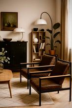 Heerenhuis cargo stoel canvas fauteuil met armleuning, Ophalen, Metaal, Minder dan 75 cm, Zo goed als nieuw