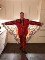 rood glitter kostuum (4 stuks), Kleding | Heren, Carnaval, Maat 56/58 (XL), Ophalen of Verzenden, Zo goed als nieuw