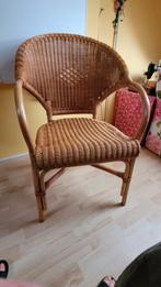 Vintage Rotan Stoel, Huis en Inrichting, Stoelen, Ophalen, Bruin, Vintage, Riet of Rotan