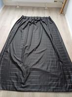 Hele mooie zilver met zwart gordijnen, Huis en Inrichting, 200 cm of meer, Zwart, Ophalen of Verzenden, Zo goed als nieuw