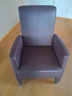 Leren Eetkamerstoelen (4 stuks), Huis en Inrichting, Ophalen, Minder dan 75 cm, 50 tot 75 cm