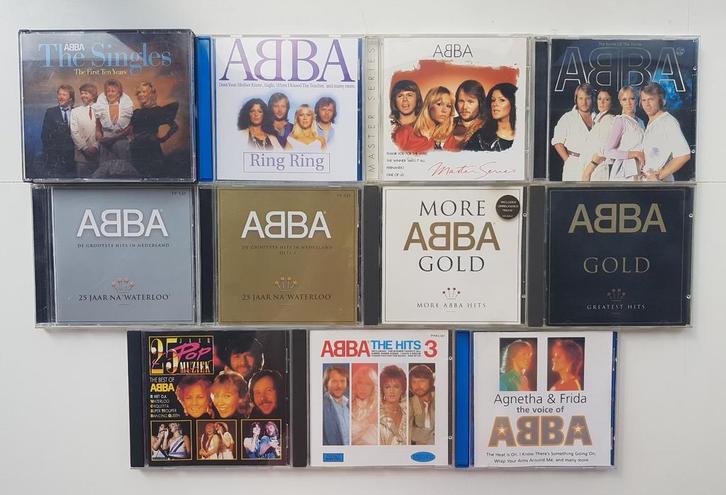 11x ABBA CD | Gold | The Singles | Ring Ring | In 1 koop, Cd's en Dvd's, Cd's | Pop, Gebruikt, 1980 tot 2000, Boxset, Ophalen of Verzenden