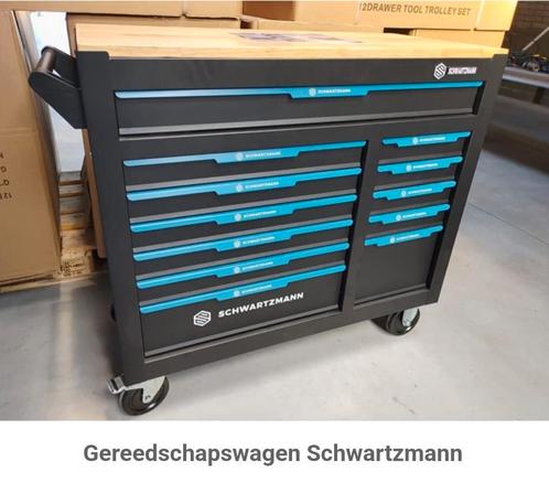 SCHWARTZMANN gereedschapwagen 12/10 laden gevuld, Auto diversen, Autogereedschap, Nieuw, Ophalen of Verzenden
