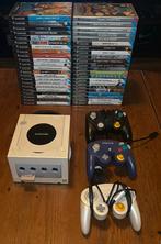 Nintendo GameCube pearl white 3 controllers 44 games, Ophalen, Wit, Met games, Zo goed als nieuw