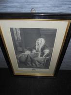 P. de Hooge: Moeder met kind, gravure uit 1776, Ophalen of Verzenden