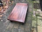 Salontafel, Huis en Inrichting, Ophalen, Gebruikt, 100 tot 150 cm, Teakhout