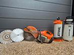 Stihl TS 420 stenenslijper – zeer goede staat + 3 zaagbladen, Ophalen, Gebruikt, Overige soorten, Stihl
