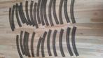 Fleischmann rails bochten 28 stuks, Gebruikt, Gelijkstroom, Fleischmann, Rails