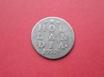Dubbele wapenstuiver 1770 Holland, Postzegels en Munten, Munten | Nederland, Vóór koninkrijk, Zilver, Ophalen of Verzenden, 10 cent