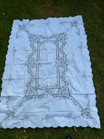 Prachtig groot vintage tafelkleed met 6 servetten, Ophalen of Verzenden, Zo goed als nieuw, Rechthoek, Binnen