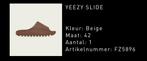 Yeezy Slides Beige Maat 42, Kleding | Heren, Schoenen, Ophalen of Verzenden, Yeezy