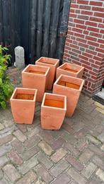Terra cotta Bloempotten, Ophalen, Steen, Minder dan 30 cm, Minder dan 60 cm