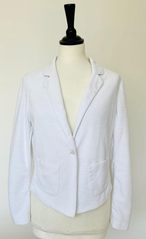 Esprit Wit tricot jasje maat 38, Kleding | Dames, Jasjes, Kostuums en Pakken, Zo goed als nieuw, Jasje, Maat 38/40 (M), Wit, Verzenden