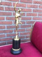 groot bronzen beeld van Mercurius/ Hermes, 49 cm hoog, Antiek en Kunst, Ophalen of Verzenden, Brons