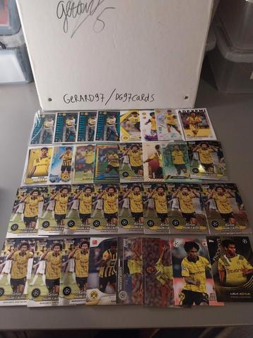 Lot 62x Adeyemi Dortmund Voetbalkaarten in Bulk  beschikbaar voor biedingen