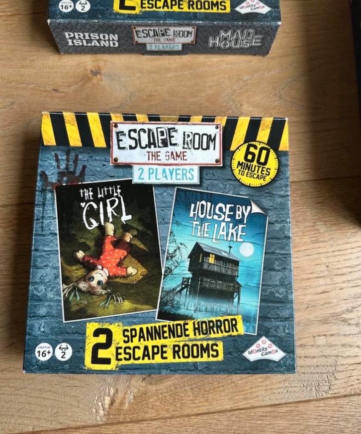 Escaperoom The Game - verschillende edities!, Hobby en Vrije tijd, Gezelschapsspellen | Bordspellen, Zo goed als nieuw, Een of twee spelers