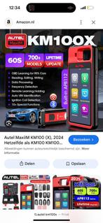 Autel km100x obd sleutelprogrameerder, Auto diversen, Ophalen of Verzenden, Nieuw