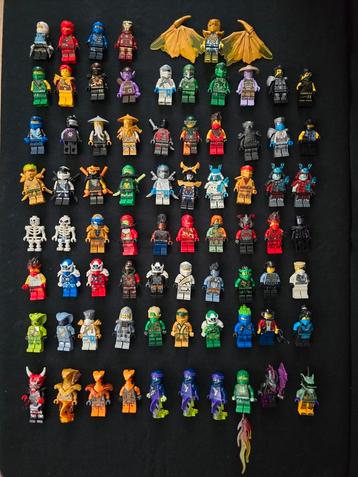 75 mini figuren Lego, in goede staat, nieuwstaat