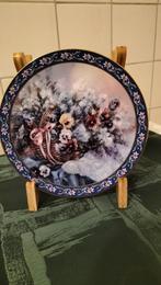 Prachtig bordje met Viooltjes, Ophalen of Verzenden, Zo goed als nieuw, Bord(en), Overige stijlen