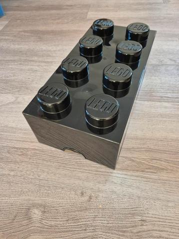 Lego - Opbergbox Brick 8 - opbergdoos zwart
 beschikbaar voor biedingen