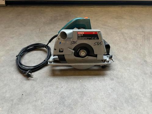 Bosch hand cirkelzaag GKS55, Doe-het-zelf en Verbouw, Gereedschap | Zaagmachines, Gebruikt, Cirkelzaag, 1200 watt of meer, 30 tot 70 mm