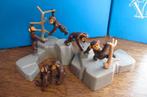 wild life dierentuin jungle 3496 6 apen chimpansee rots 100%, Ophalen of Verzenden, Zo goed als nieuw, Complete set