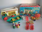 Vintage Fisher Price Play Family Camper 1972 compleet boxed, Speelset, Gebruikt, Ophalen of Verzenden