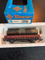 Roco HO 4397A Wagon met boomstammen, Hobby en Vrije tijd, Modeltreinen | H0, Gelijkstroom, Wagon, Ophalen of Verzenden, Zo goed als nieuw
