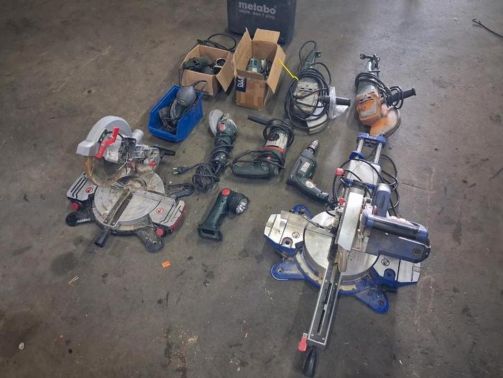 Partij Metabo gereedschap, Doe-het-zelf en Verbouw, Gereedschap | Boormachines, Gebruikt, Boor- en Schroefmachine, Ophalen