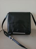 Claudio Ferrici leren tas zwart schoudertas, Overige merken, Zwart, Ophalen of Verzenden, Zo goed als nieuw