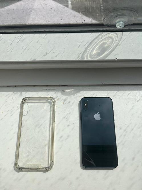 Zwarte iPhone X – 64 GB (online facatuur aanwezig), Telecommunicatie, Mobiele telefoons | Apple iPhone, Zo goed als nieuw, 64 GB