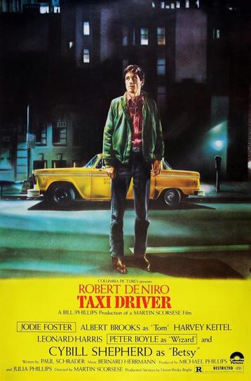 TAXI DRIVER, Martin Scorsese, Robert de Niro, Jodie Foster. beschikbaar voor biedingen