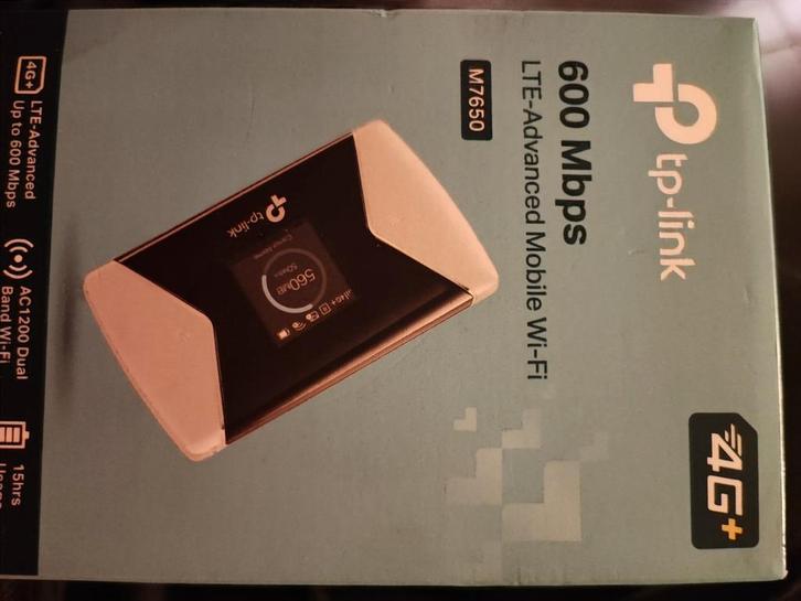 Mobiele Wi-Fi TP-Link M7650 600Mbps Mobiele WiFi Router, Computers en Software, Routers en Modems, Zo goed als nieuw, Ophalen of Verzenden