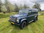 Land Rover Defender 110 2.4 Hardtop 4WD 2008, Auto's, Zwart, Blauw, Leder en Stof, 122 pk