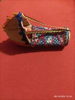 ANTIQUE SAMI LAPLAND SKOLT LAP REINDEER HIDE SKUVDU KOMSE, Sieraden, Tassen en Uiterlijk, Broches, Ophalen of Verzenden, Goud