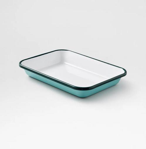 CRISP Ovenschaal van emaille – ook mooi op tafel, Huis en Inrichting, Keuken | Keukenbenodigdheden, Nieuw, Ophalen of Verzenden