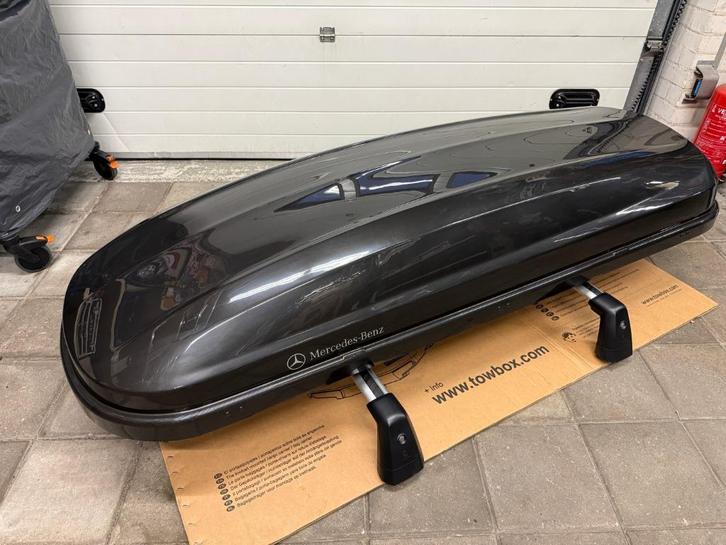 Mercedes Benz dakkoffer, skibox, dakbox, XXL 450 liter, Auto diversen, Dakkoffers, Zo goed als nieuw, Ophalen of Verzenden