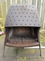 Terraskachel/ openhaard op pootjes, Eén persoon