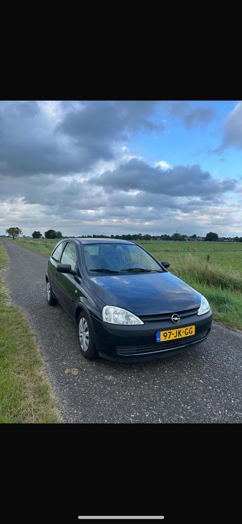 Opel Corsa 1.2 16V 3D 2002 Blauw, Auto's, Opel, Particulier, Corsa, Benzine, C, Hatchback, Handgeschakeld, Origineel Nederlands