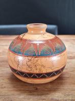 native American Navajo pottery aardewerk vaasje swirl design, Antiek en Kunst, Kunst | Niet-Westerse kunst, Ophalen of Verzenden