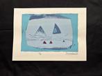 Zeefdruk Prasadam  (Zomeropruiming), Antiek en Kunst, Kunst | Litho's en Zeefdrukken, Verzenden