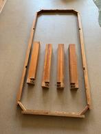Tafel onderstel 211x95 Teak hout., Huis en Inrichting, Tafelonderdelen, Ophalen, Teakhout, 200 cm of meer, 50 tot 100 cm