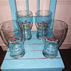Heineken bierglazen groot bol model 4 stuks, Ophalen, Zo goed als nieuw, Glas of Glazen, Heineken