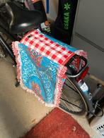 Fietstas met vrolijke bekleding, Ophalen of Verzenden, Gebruikt