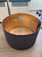 Zwarte ikea lampenkap met patroon, Huis en Inrichting, Lampen | Lampenkappen, Ophalen, Gebruikt, 25 tot 50 cm, Zwart