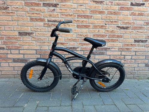 Crossfietsje 16 inch, Fietsen en Brommers, Fietsen | Crossfietsen en BMX, Zo goed als nieuw, 16 tot 20 inch, Staal, Ophalen