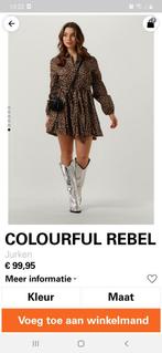 Colourful Rebel Tijgerprint Jurkje - Nieuw!, Kleding | Dames, Jurken, Bruin, Colourful Rebel, Nieuw, Ophalen of Verzenden